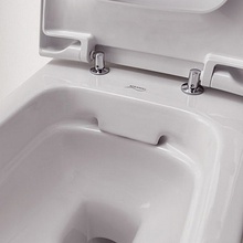 Geberit Renova Plan 500.378.01.1+500.692.01.1 Унитаз подвесной 54x35x33 см, Швейцария - фото 1 - фото 3