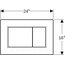 Geberit Sigma 01 115.660.JQ.1 Хром матовый Кнопка смыва 1,3x24,6x16,4 см, Швейцария - фото 2