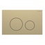 Geberit Sigma 40 115.628.QF.1 Латунь матовая Кнопка смыва 24,6x15,2 см, Швейцария - фото 1