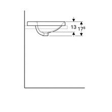 Geberit Variform 500.704.01.2 Белый 48 Раковина 48x48x17 см, Швейцария - фото 1 - фото 4