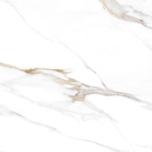 Geotiles Aurora Gold Leviglass 60 Керамогранит 60x60 см, для ванной, стиль: современный, цвет: белый, Испания, под мрамор - фото 1 - фото 1