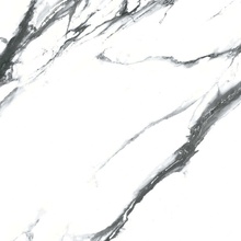 Geotiles Oikos Black Керамогранит 75x75 см, для ванной, стиль: современный, цвет: черно-белая, Испания, под мрамор - фото 1 - фото 1