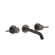 Gessi 316 54094#707 Для раковины Шлифованный черный металл Смеситель 15,2x5x15,9 см, для раковины, Италия - фото 1 - фото 1