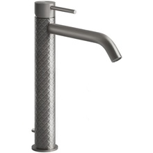 Gessi 316 54103#239 Для раковины Шлифованная сталь с д/к Смеситель 19,4x5x30,5 см, для раковины, Италия - фото 1 - фото 1