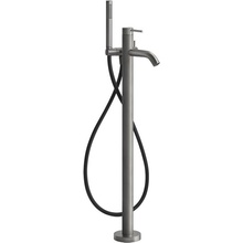 Gessi 316 54028#239 Для ванны напольный Шлифованная сталь Смеситель 30x14,4x83,7 см, для ванны, Италия - фото 1 - фото 1