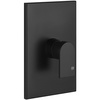 Gessi Emporio Via Manzoni 44632#299 Для ванны и душа  Черный матовый (внешняя часть)