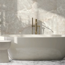 GlobalTile Figaro 50x100 см, керамогранит, Россия, под оникс - фото интерьера 1 - фото 1