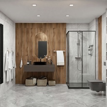 GlobalTile Hispanica 60x120 см, керамогранит, Россия, под дерево - фото интерьера 1 - фото 3