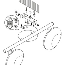 Globo Lighting Gilles 56217-2 Спот 30x11x14 см, Австрия - фото 1 - фото 2