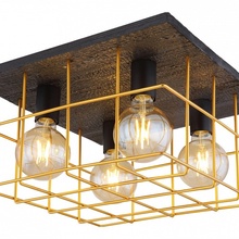 Globo Lighting Merril 15530B-4D Потолочный светильник 40x40x26 см, Австрия - фото 1 - фото 2