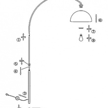 Globo Lighting newcastle 58227C Торшер 92x30x196 см, Австрия - фото 1 - фото 3