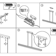 Globo Lighting Sawo 42230 Потолочный светильник 116,3x4,5x80 см, Австрия - фото 1 - фото 3