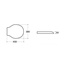 Globo Paestum PA029ORbi/oro С микролифтом Белый/Золото Крышка-сиденье 44,5x38x5 см, Италия - фото 2