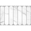 Gracia Ceramica Арко Белый низ 03 Настенная плитка 25x40 см, Россия, под мрамор - фото 3