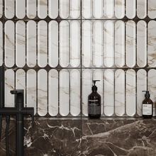 Gracia Ceramica Капелла 40x40 см, керамогранит, Россия, под мрамор - фото интерьера 1 - фото 2