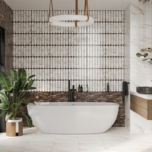 Gracia Ceramica Капелла 40x40 см, керамогранит, Россия, под мрамор - фото интерьера 1 - фото 1