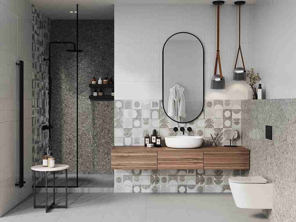 Gracia Ceramica Lane 25x60, керамика, Россия, под бетон  - фото интерьера 1