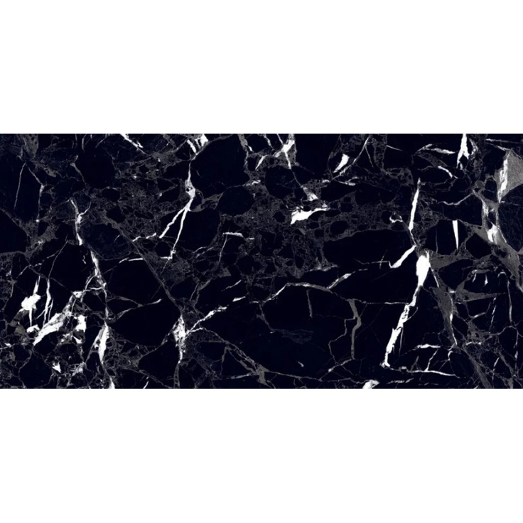 Грани Таганая Avroria Ella AM22-17 Black High Полированный Керамогранит 60x120 см, Россия, под мрамор - фото 1