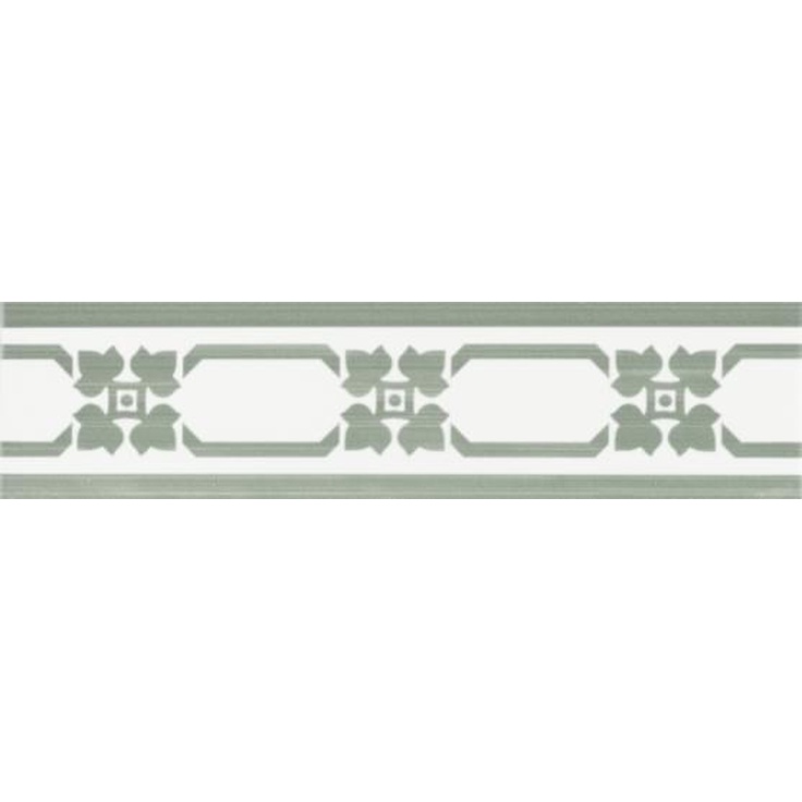 Ceramiche Grazia Cottage COTL4 Listello Verde Бордюр 5x20 см, Италия - фото 1