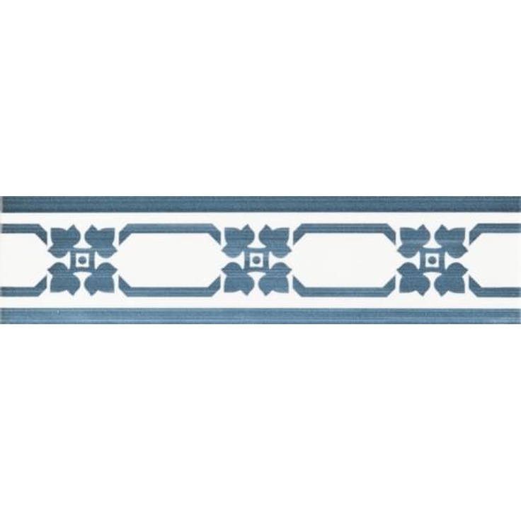 Ceramiche Grazia Cottage COTL6 Listello Navy Бордюр 5x20 см, Италия - фото 1