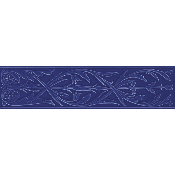 Ceramiche Grazia Epoque HER9 Ermitage Cobalt Craquele Декор 20x80 см, Италия - фото 1