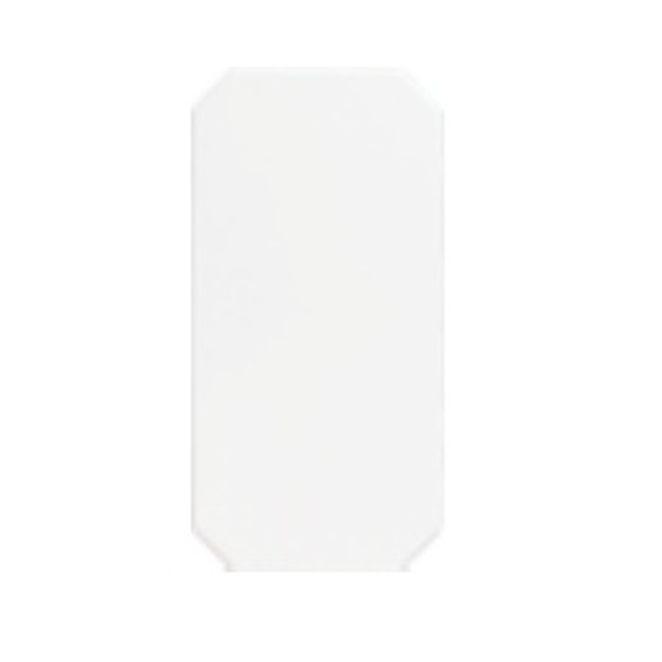 Ceramiche Grazia New Classic OTT1* Ottagono Bianco Glossy Настенная плитка 13x26 см, Италия, под камень  - фото 1