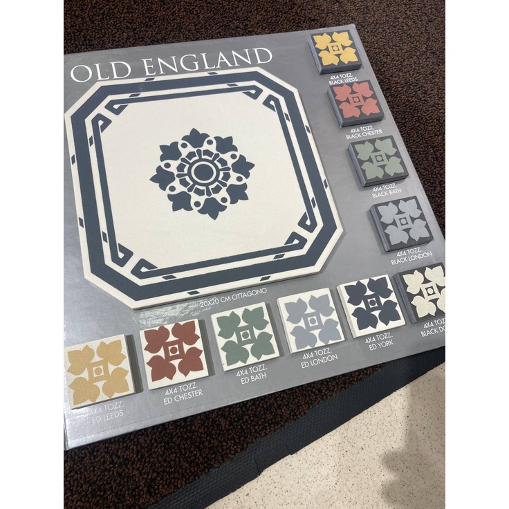 OETDB4 Old England OETDB4 Tozz.Black Bath 4x4 вставка от Ceramiche