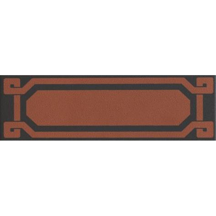 Ceramiche Grazia Old England OELDB3 Listello Black Chester Бордюр 6x20 см, Италия - фото 1