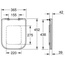 Grohe Bau Ceramic 39813000Gr Быстросъёмное сиденье Крышка-сиденье 45,2x36,5x4,2 см, Германия - фото 2