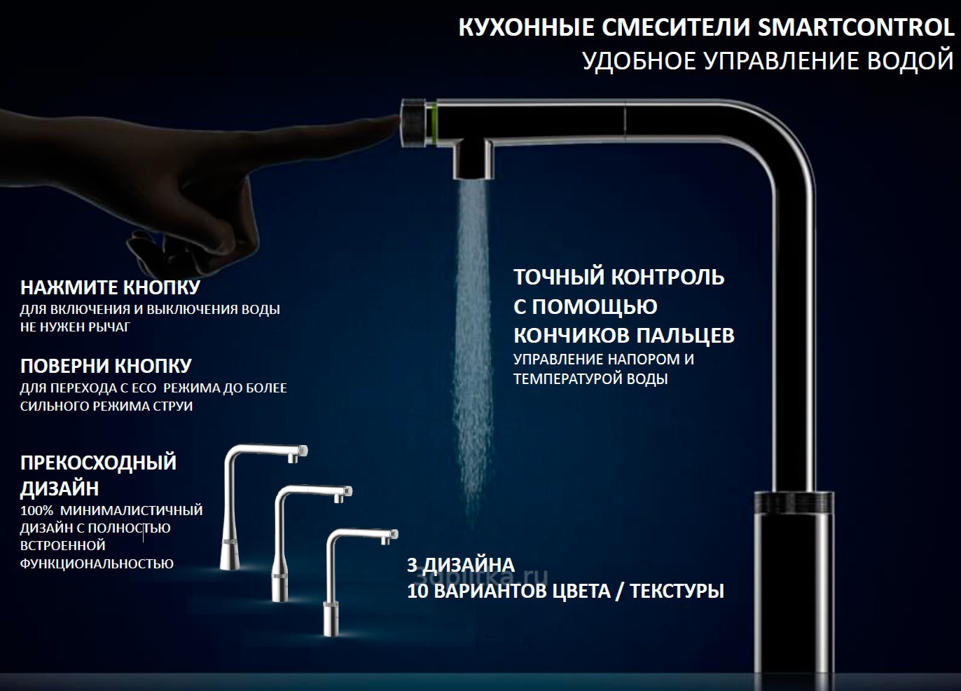 Смеситель для кухни grohe essence smartcontrol 31615000