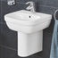 Grohe Euro Ceramic 39324000 На полупьедестал 45 Раковина 39,6x44,9x16,1 см, Германия - фото 8
