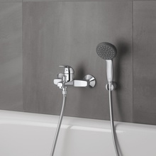 Grohe Start Curve 23768000 Для ванны с душем Хром Смеситель 16,7x15x13,9 см, для ванны с душем, Германия - фото 1 - фото 2