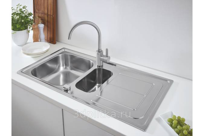 Мойка врезная grohe 31567sd0 цвет хром