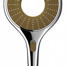 Grohe Rainshower Icon 150 27633000 Диаметр 150 мм, 2 режима, хром/глиняный Душевая лейка Германия - фото 1 - фото 3