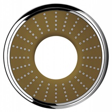 Grohe Rainshower Icon 150 27633000 Диаметр 150 мм, 2 режима, хром/глиняный Душевая лейка Германия - фото 1 - фото 4