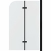 Grossman GR-106110 Прозрачное стекло / Профиль чёрный 110х150