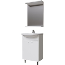 Grossman Крит-Эко 205002 Белое 50 Зеркало 17,2x52x70 см, Германия - фото 1 - фото 2