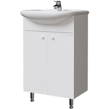 Grossman Крит-Эко 105005 Белая 50 Тумба для раковины 29,8x48,4x79,9 см, Германия - фото 1 - фото 1