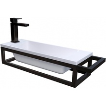 Grossman Метрис 105002 Консоль для раковины 21x60x13 см, Германия - фото 1 Grossman Метрис 105002 Консоль для раковины 21x60x13 см, Германия - фото 1 - фото 1