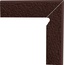 Grupa Paradyz Natural Brown Duro 2 Elements Right Плинтус 8,1x30 см, Польша, под камень  - фото 1