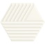 Grupa Paradyz Woodskin Bianco Heksagon Struktura C Sciana Настенная плитка 17,1x19,8 см, Польша, под камень  - фото 1