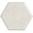 Grupa Paradyz Woodskin Grys Heksagon Struktura A sciana Настенная плитка 17,1x19,8 см, Польша, под камень  - фото 1