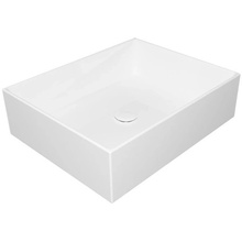 GSG Zenith ZELAVFS50000 Белая глянцевая 50 Раковина 40x50x14 см, Италия - фото 1 - фото 1