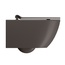 GSI Pura MS86CSN16 С микролифтом Темно-коричневый(Bistro matt) Крышка-сиденье 45,5x36,5x5 см, Италия - фото 3