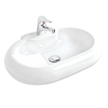 Gural Vit Top TP07MUL01 Белый 61 Раковина 39,5x61,5x12,5 см, Турция - фото 1 - фото 1