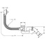 Hansgrohe Flexaplus S 58150000 Сифон для ванны Германия - фото 2
