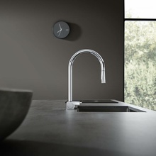 Hansgrohe Aquno Select M81 73831000 Для кухни Хром глянцевый Смеситель 25,5x21,5x39 см, для кухонной мойки, Германия - фото 1 - фото 3