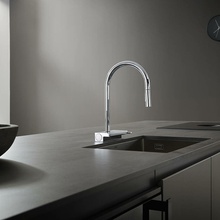 Hansgrohe Aquno Select M81 73831000 Для кухни Хром глянцевый Смеситель 25,5x21,5x39 см, для кухонной мойки, Германия - фото 1 - фото 4