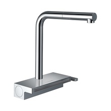 Hansgrohe Aquno Select M81 73830800 Для кухни Нержавеющая сталь Смеситель 22,9x5x28,1 см, для кухонной мойки, Германия - фото 1 - фото 1
