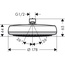 Hansgrohe Crometta 26578000 Хром Верхний душ 17,8x17,8x6,5 см, Германия - фото 2